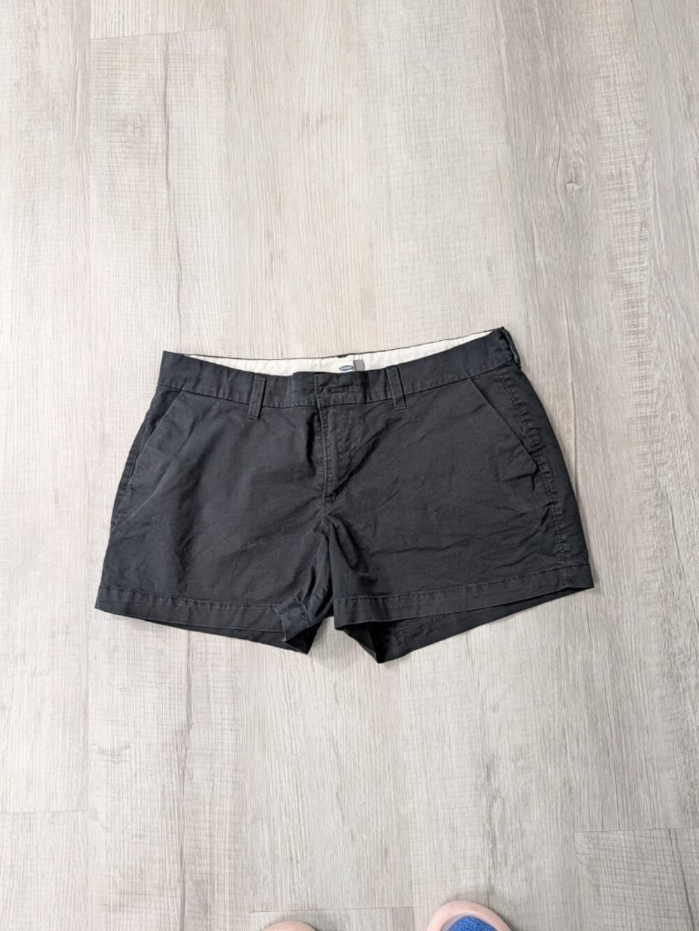 Old Navy Everyday Short Women Size 10 Black Flat Front Pockets Shorts 34"x3.5"